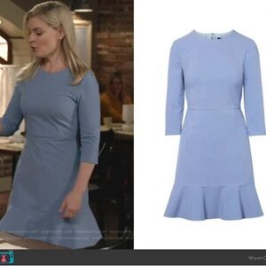 Banana Republic Sky Blue Mini Dress